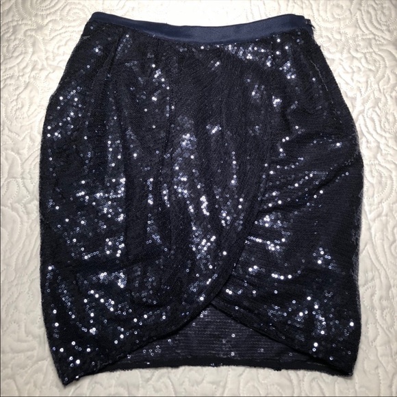 Alexander Wang sequin Faux wrap skirt - Picture 5 of 8